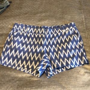 J Crew Patterned 4” inseam shorts